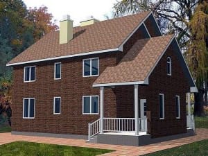 Схема отопления двухэтажного дома